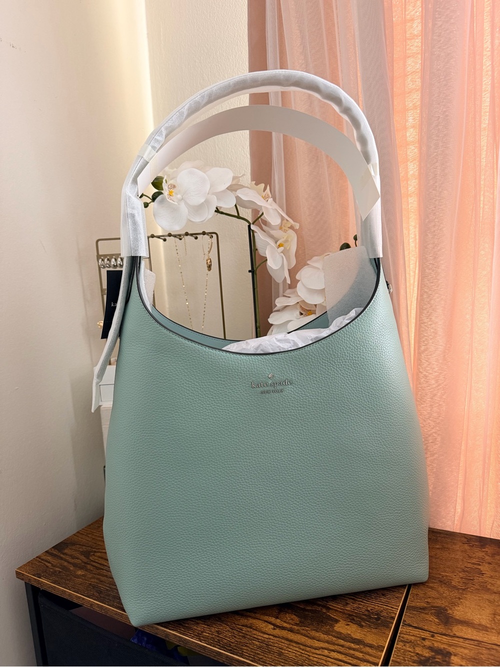 kate spade Mint Green Leather Shoulder Bag